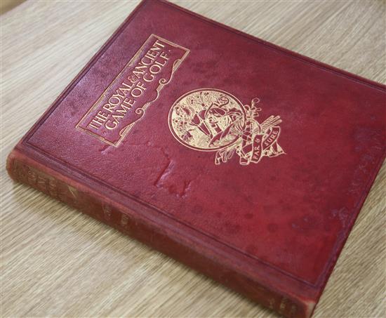 Hilton, Harold H - Smith, Gorden G - The Royal and Ancient Game of Golf, one of 900, quarto,